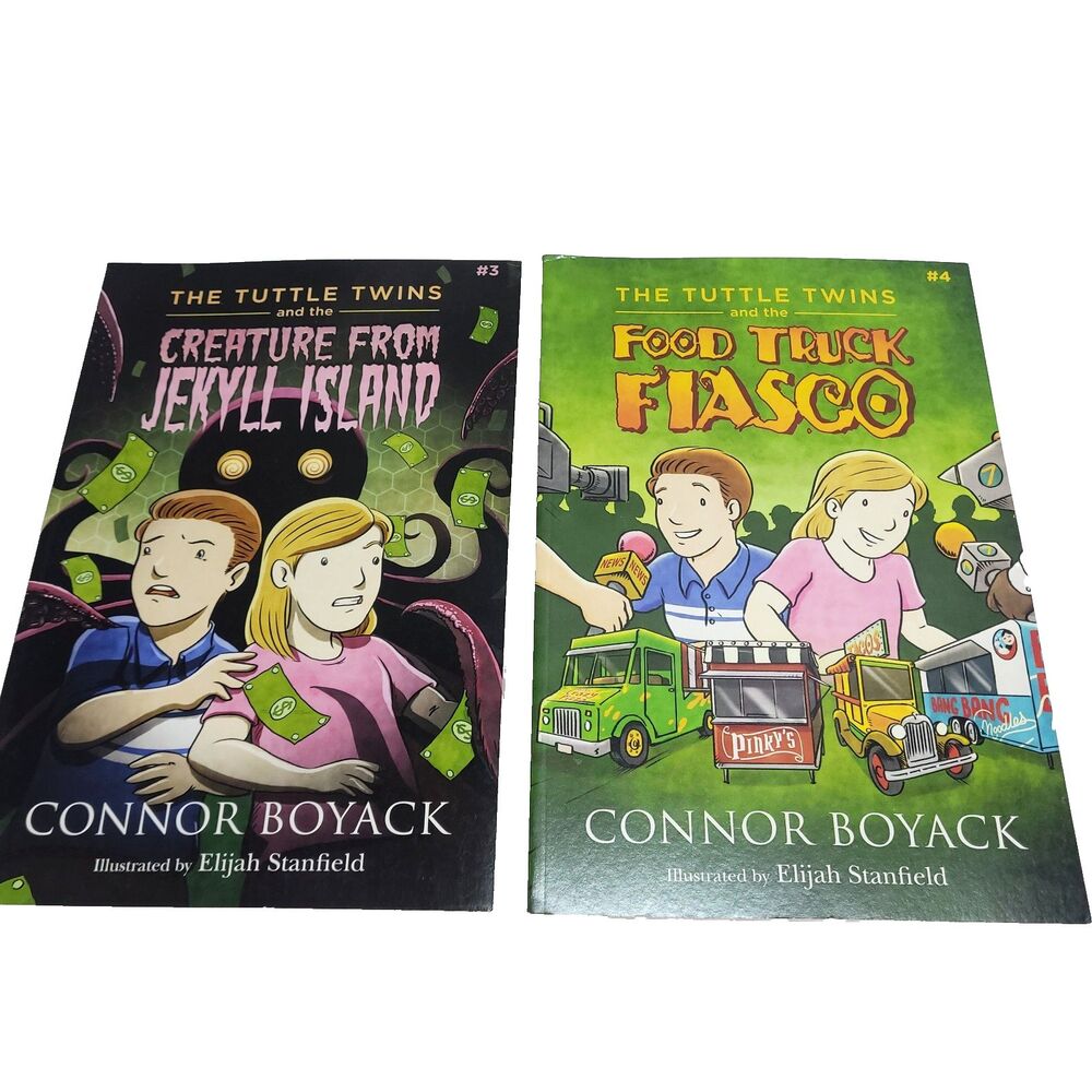 Series Set THE TUTTLE TWINS 1-12 first 12 in Connor Boyack Paperback Book lot - Picture 7 of 11